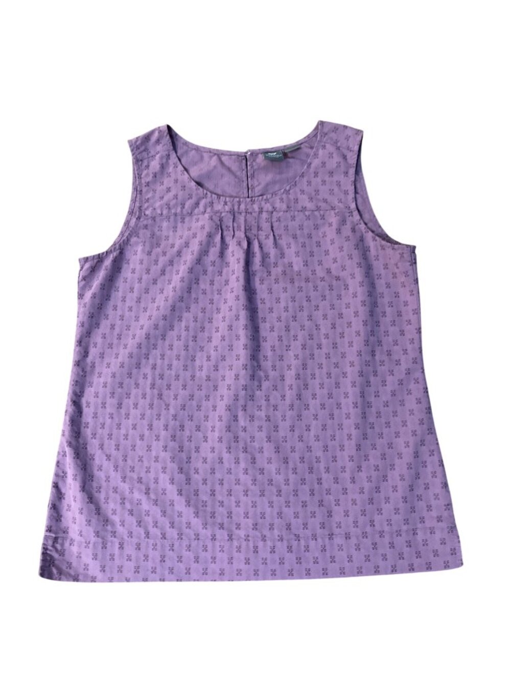 White Sierra Womens Purple Sleeveless Textured Tank Top Size Large Used Outdoor - Picture 4 of 12